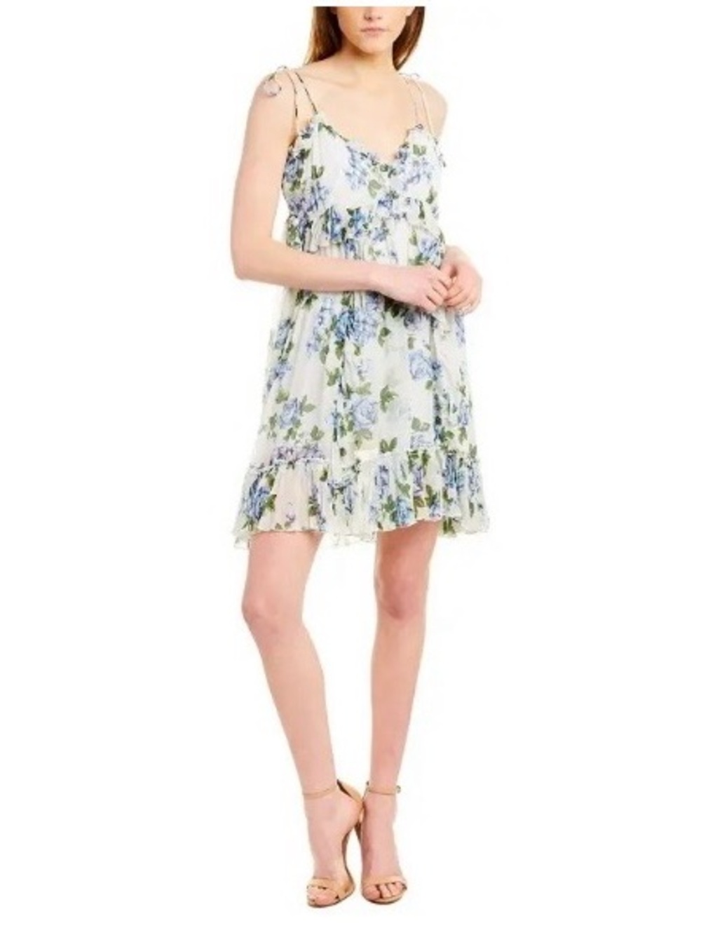 The Kooples Crinkle Antique Flower Dress